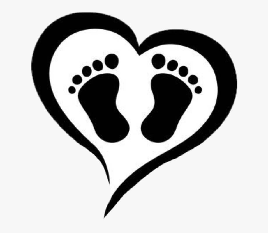 feet in heart logo